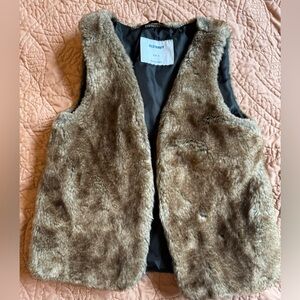 Faux fur vest